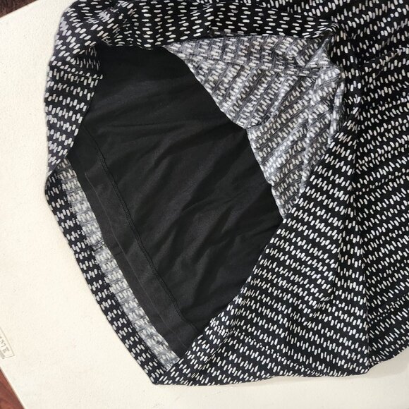Ann Taylor Loft Sleeveless Black & White Patterned Dress Size M - Picture 14 of 16